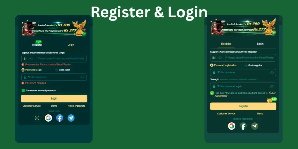 Real Money Earning App Register